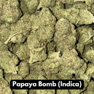 Buy Natural THC-A Flower - Indica Strain ~ Papaya Bomb