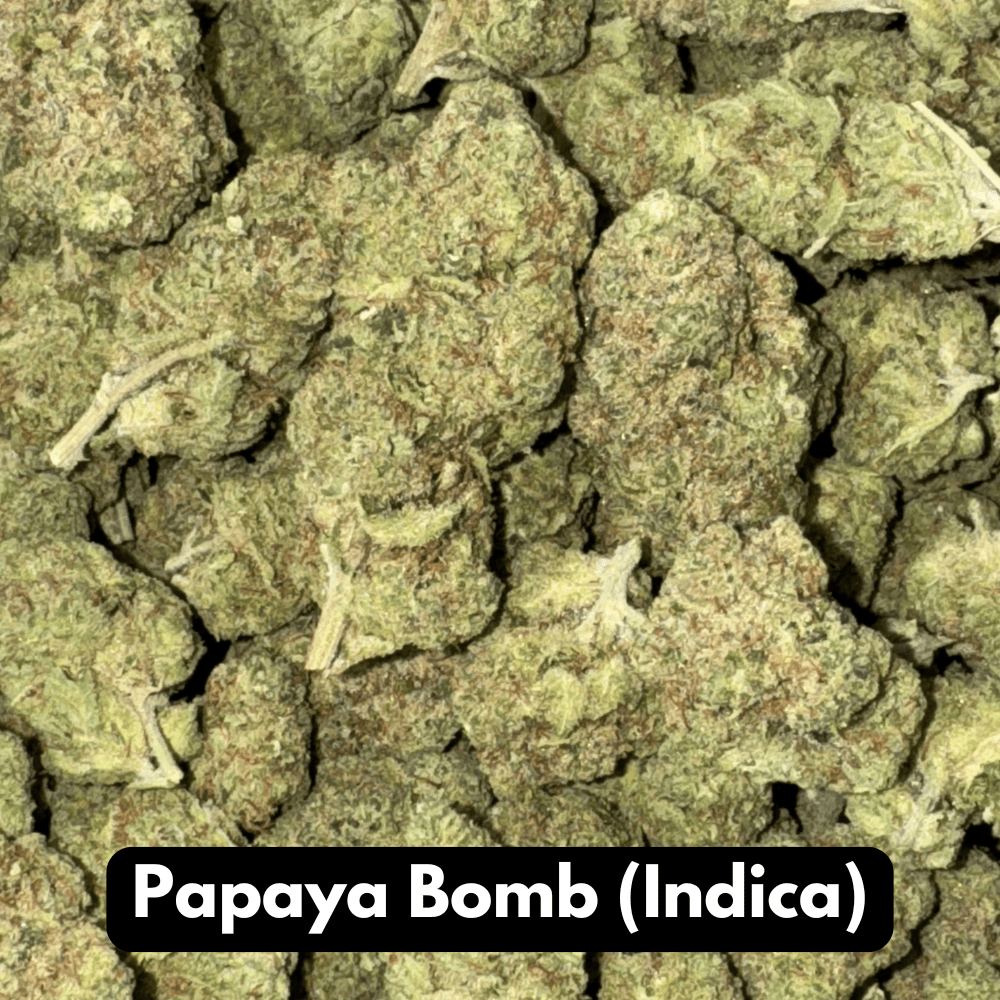 Buy Natural THC-A Flower - Indica Strain ~ Papaya Bomb