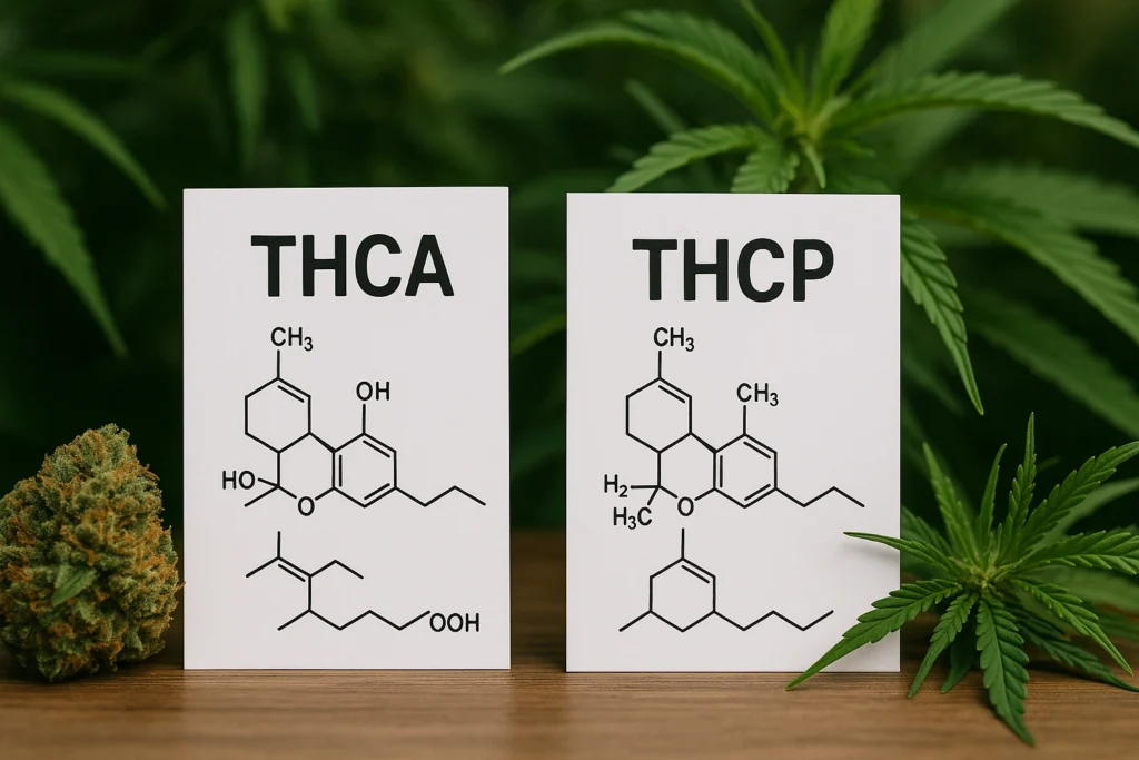 What are the differences between THCA and THCP?