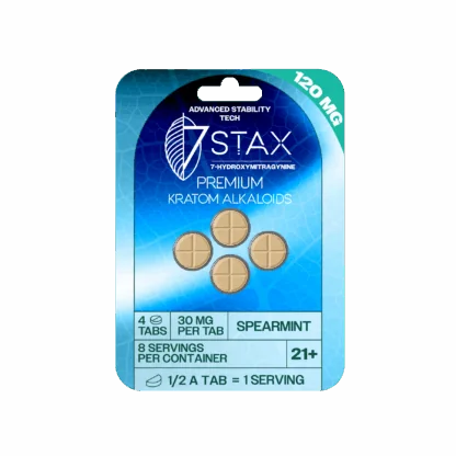 7Stax Premium 7-OH Kratom Alkaloid Tablets (120mg – 4 Count)