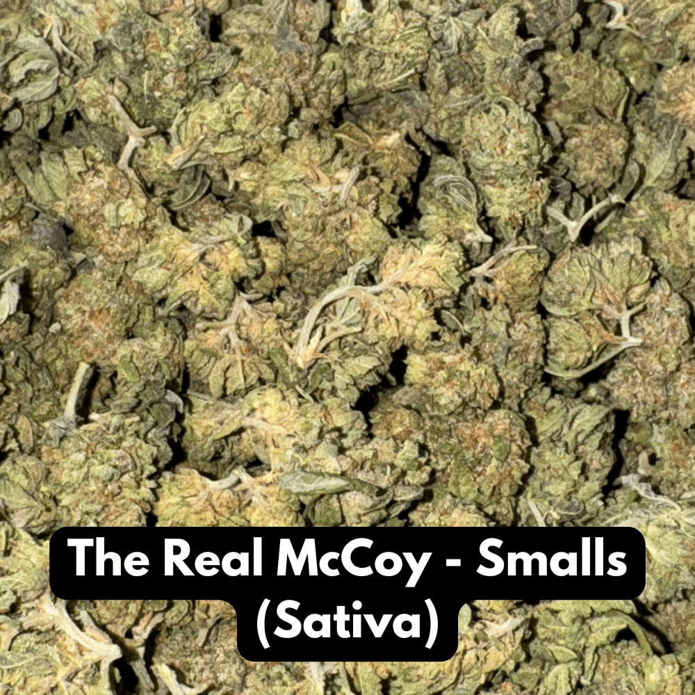 Natural THC-A Flower (Sativa ~ The Real McCoy - Smalls)