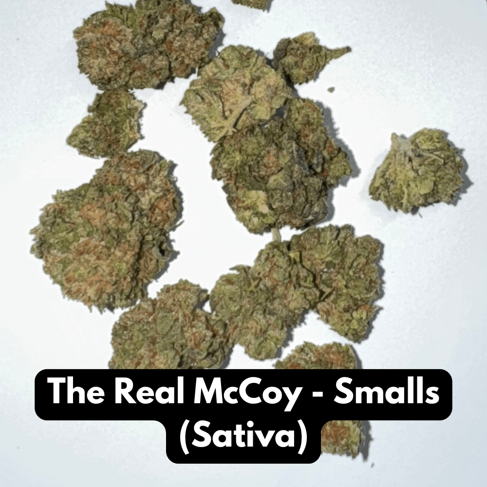 Natural THC-A Flower (Sativa ~ The Real McCoy - Smalls)