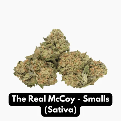 Natural THC-A Flower (Sativa ~ The Real McCoy – Smalls)