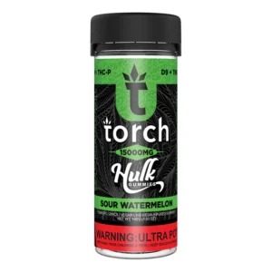 Torch D9 + THC-P Hulk Gummies (15000mg) - Sour Watermelon