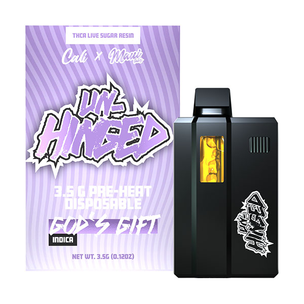 Cali x Maui Labs Unhinged THC-A Live Sugar Resin Disposable (3500mg) - God's Gift