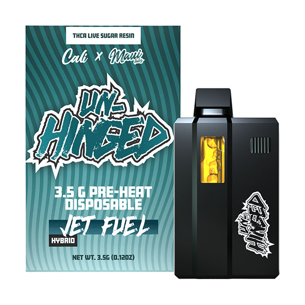 Cali x Maui Labs Unhinged THC-A Live Sugar Resin Disposable (3500mg) - Jet Fuel