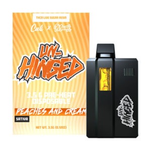 Cali x Maui Labs Unhinged THC-A Live Sugar Resin Disposable (3500mg) - Peaches and Cream