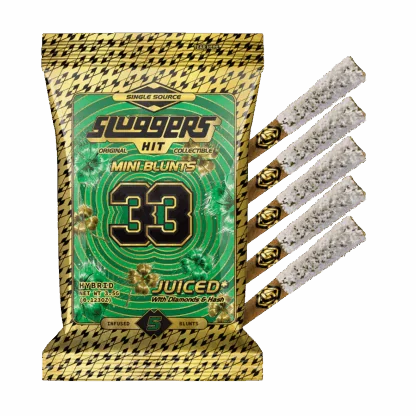 Sluggers Juiced* 5 Pack THC-A Mini Blunts (3500mg)