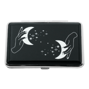 Summons Lunar Gifts case, celestial stash holder with hands and crescent moons