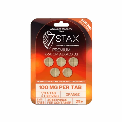 7Stax Premium 7-OH Kratom Alkaloid Tablets (500mg – 5 Count)