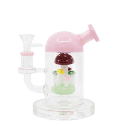 Pink Mushroom Dab Rig | Fairycore Mini Percolator