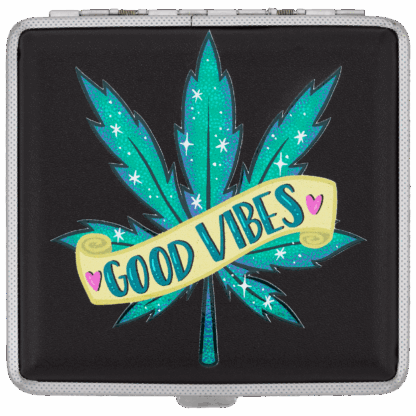 Good Vibes Stash Case – Colorful Cigarette & Joint Holder by Tarryn Ann