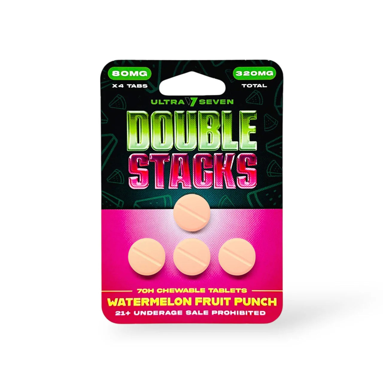 ultra seven double stack watermelon 7oh tablets