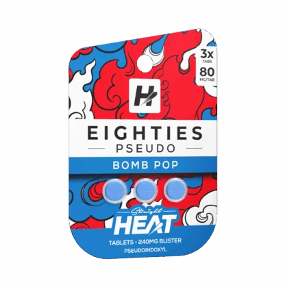 Straight Heat Eighties Pseudo Tablets (240mg – 3 Count)