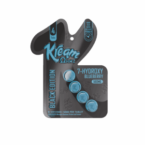 kream black 7oh tablets blueberry flavour