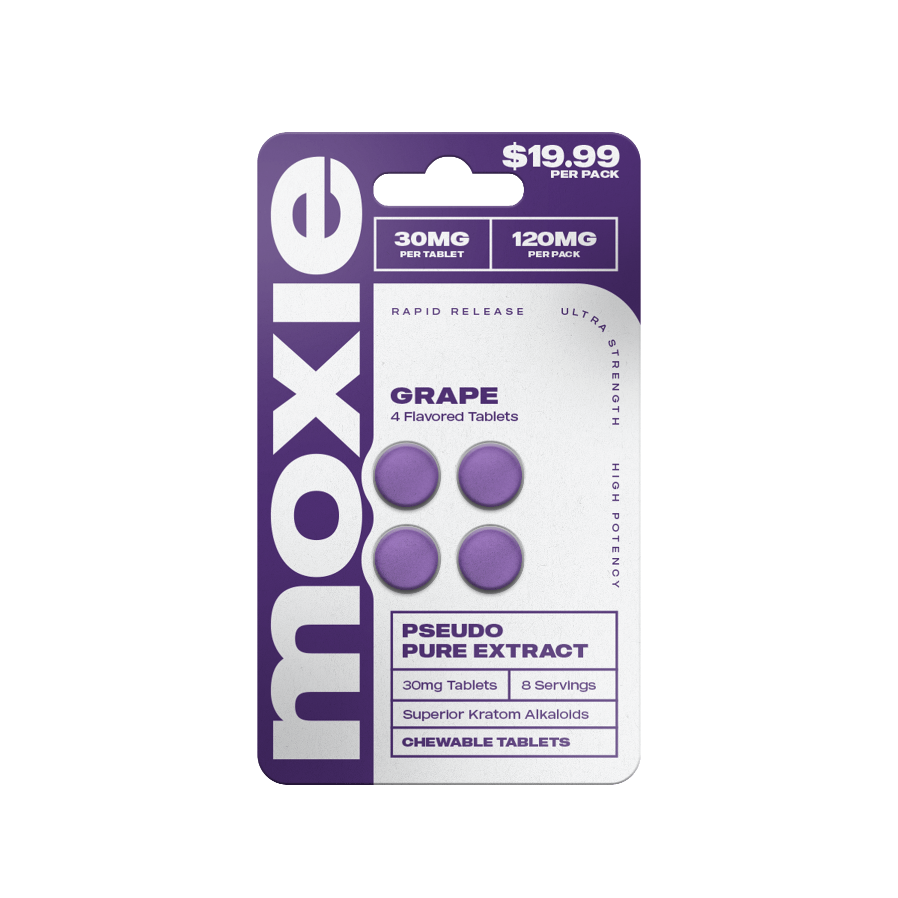 Buy Moxie Pseudo Pure Extract Tablets | Elyxr