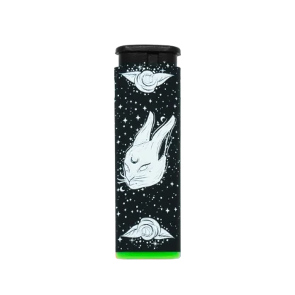 Black Rabbit Rose Torch Lighter by Cannabitches