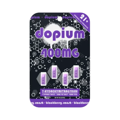 Dopium Bars 7-OH Tablets (400mg – 4 Count)