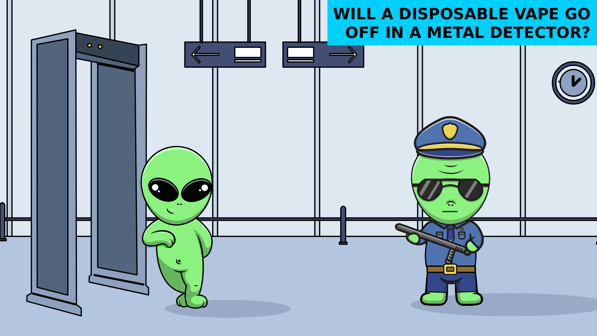 Will a disposable vape go off in a metal detector?