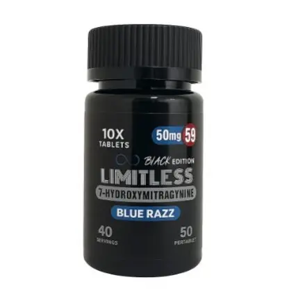 Limitless Black Edition 7-OH Tablets (500mg – 10 Count)