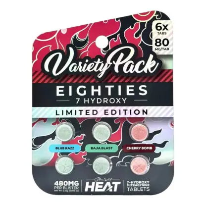 Straight Heat Eighties 7OH Tablets (480mg – 6 Count)