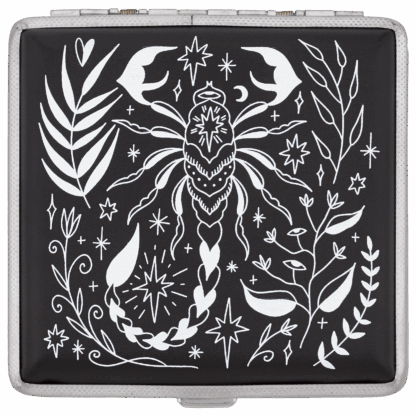 Scorpio Rising Joint Case — Black Astrology Stash Box by Cannabitches