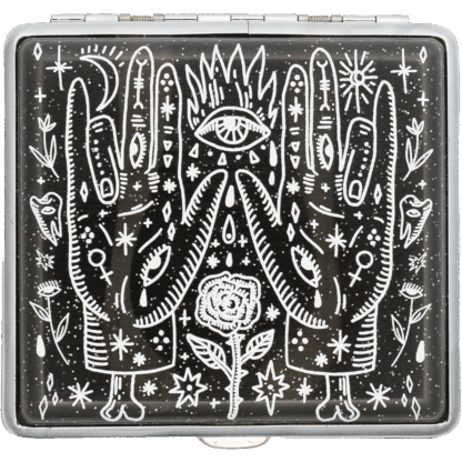 Sun Mudra Joint Case – Black Ritual Stash Box by Cannabitches