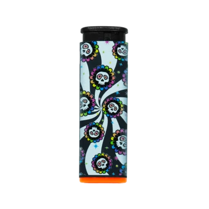 Candy Skull Torch Lighter – Refillable Jet Flame with Dead Head Art