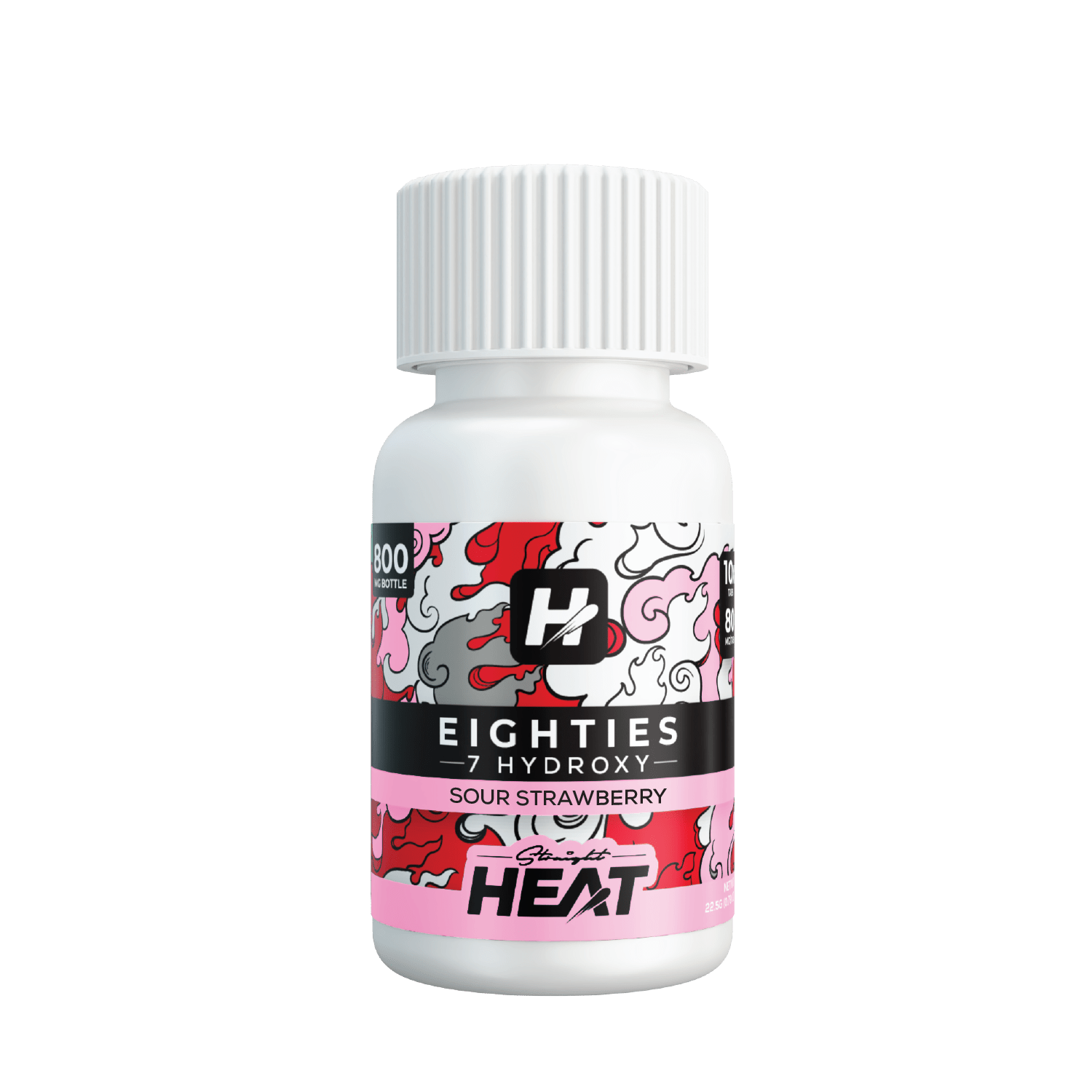 Buy Straight Heat Eighties 7OH Tablets (800mg - 10 Count) - Sour Strawberry