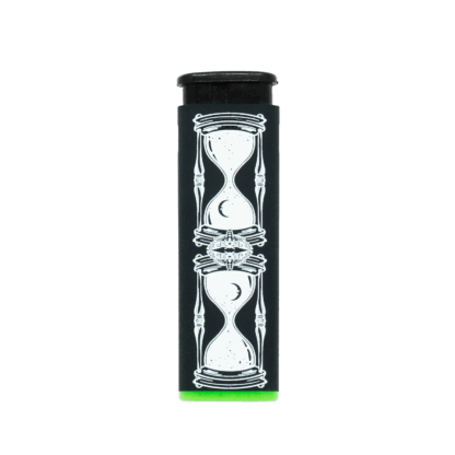 Hourglass Torch Lighter — Refillable Windproof Jet Flame