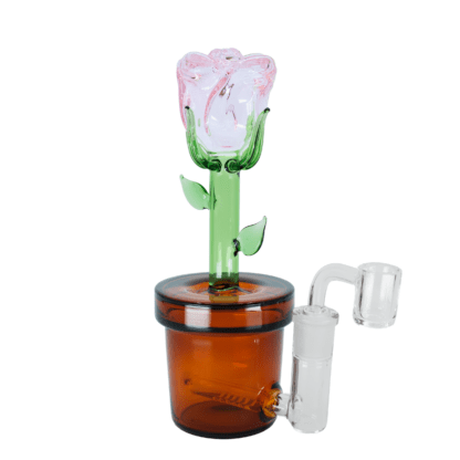 Potted Plant Bubbler – Rose Dab Rig