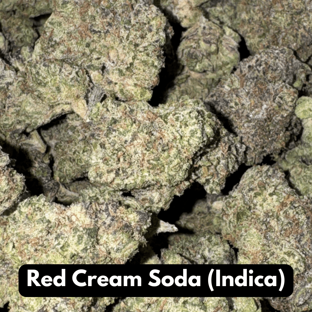 Natural THC-A Flower (Indica ~ Red Cream Soda)