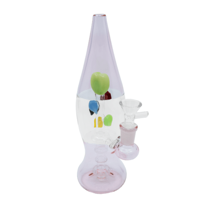 Love + Light Lava Lamp Bong – Pink Psychedelic Balloon Bubble Bong