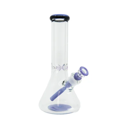 Lavender Ice Beaker Bong – Classic Purple Glass