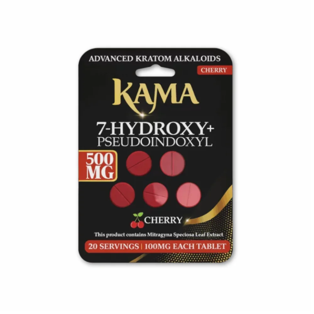 Buy Kama 7-OH + Pseudo Tablets (500mg - 5 Count) - Cherry