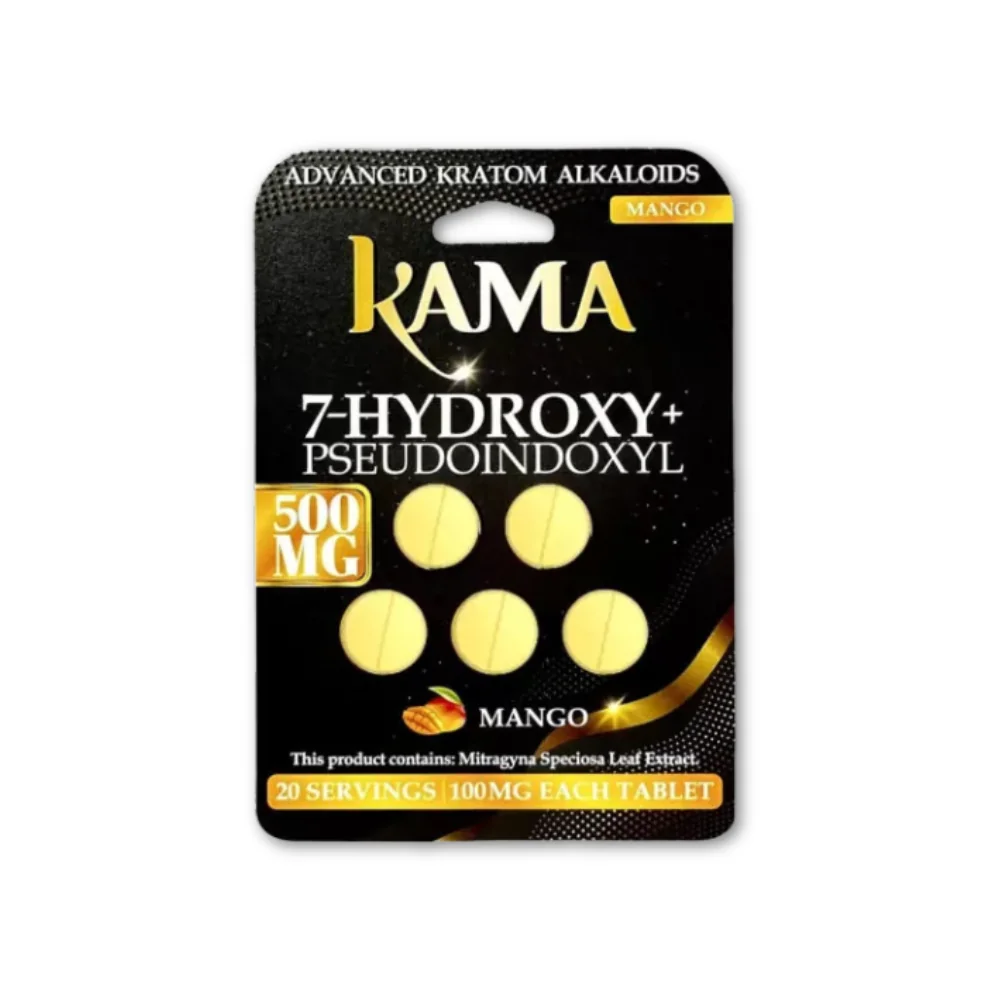 Buy Kama 7-OH + Pseudo Tablets (500mg - 5 Count) - Mango