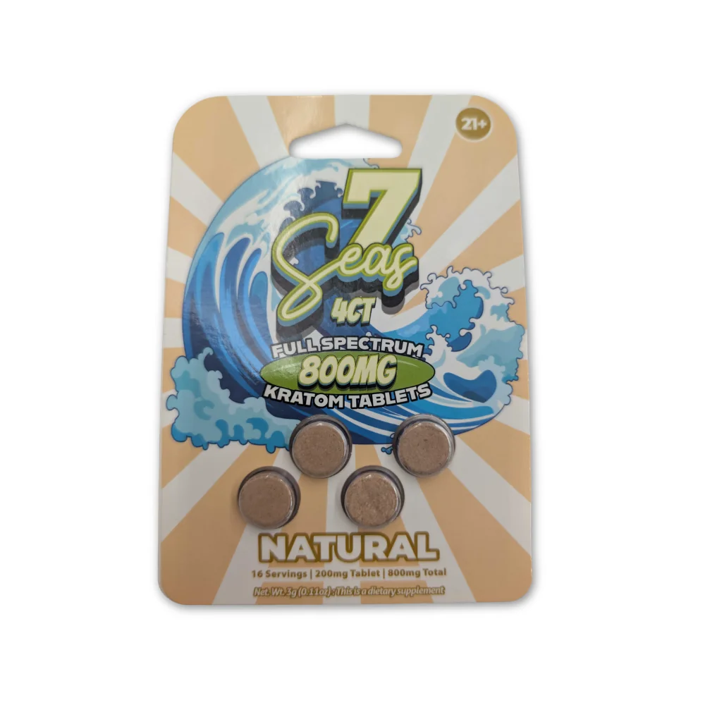 Buy 7Seas Full Spectrum Kratom Tablets (800mg - 4 Count)
