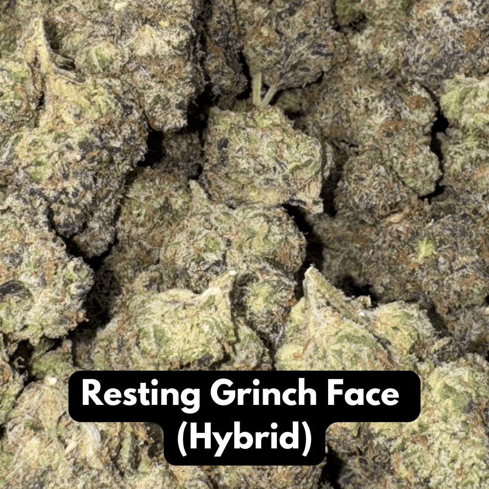 Natural THC-A Flower (Hybrid ~ Resting Grinch Face)