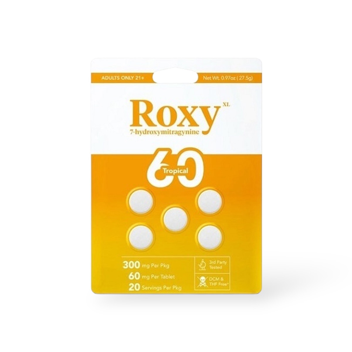 Buy Roxy XL 7-OH Tablets (300mg - 5 Count) - Tropical