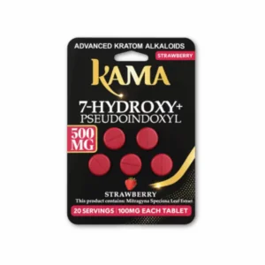 Buy Kama 7-OH + Pseudo Tablets (500mg - 5 Count) - Strawberry