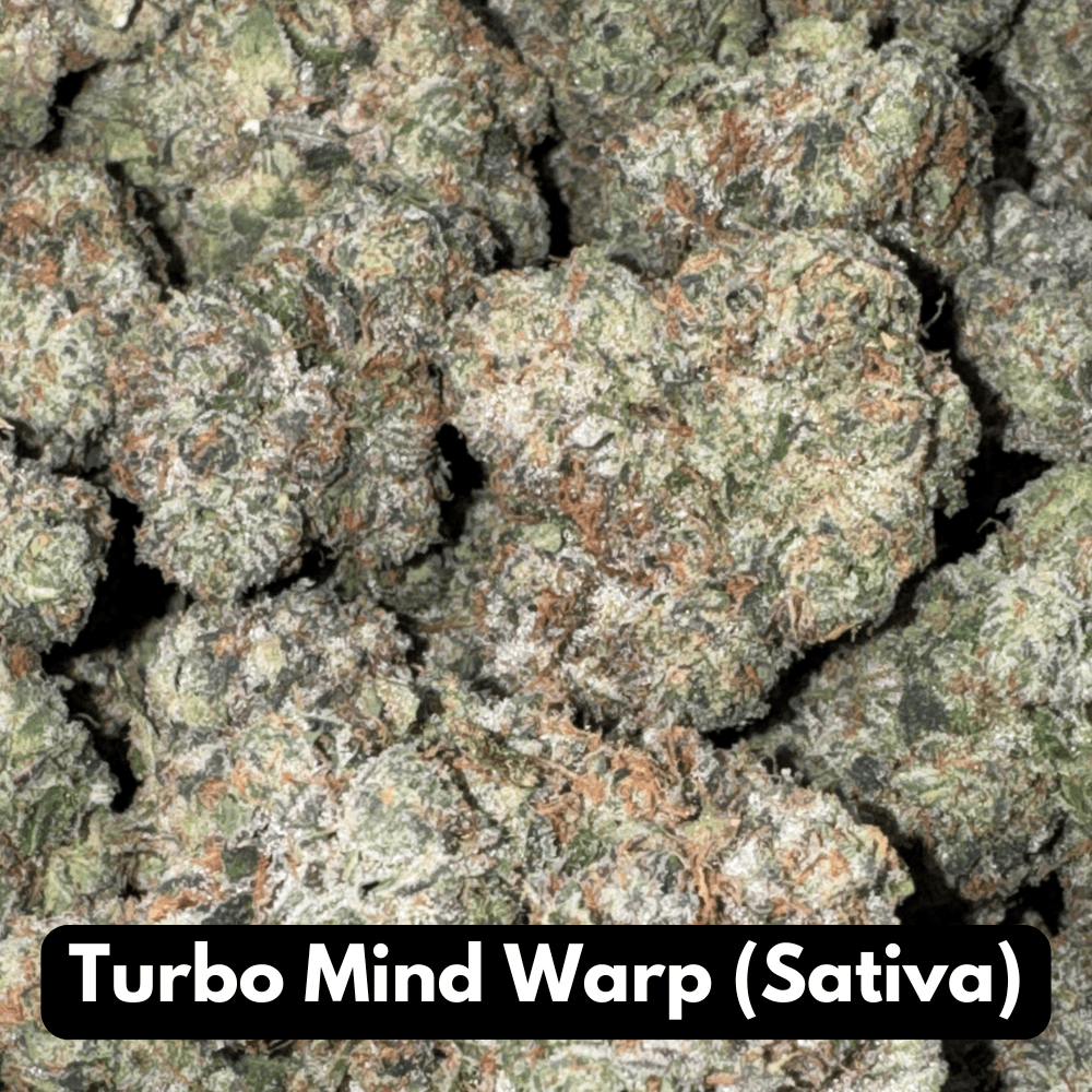 Natural THC-A Flower (Sativa ~ Turbo Mind Warp)