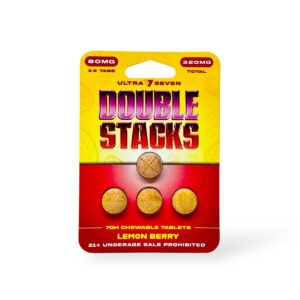 Buy Ultra Seven Double Stacks 7-OH Tablets (320mg - 4 Count) - Lemon Berry
