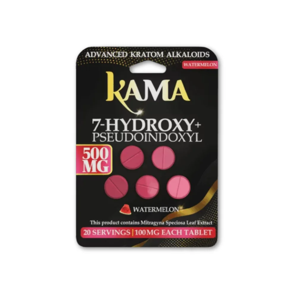 Buy Kama 7-OH + Pseudo Tablets (500mg - 5 Count) - Watermelon