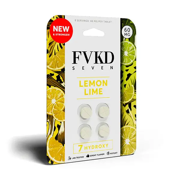 FVKD Seven 7-OH tablets, 240mg, 4-count blister-pack box in retail packaging