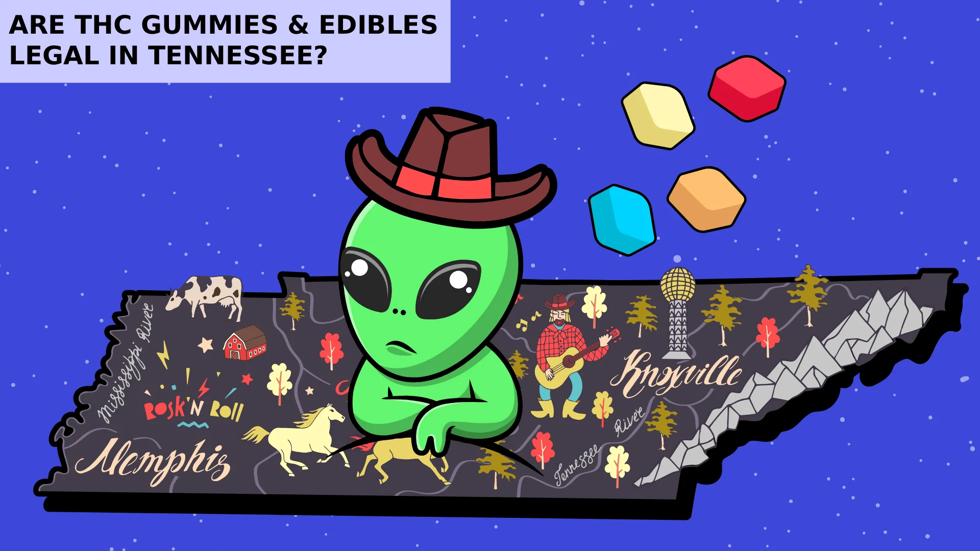 Are THC Gummies & Edibles Legal in Tennessee