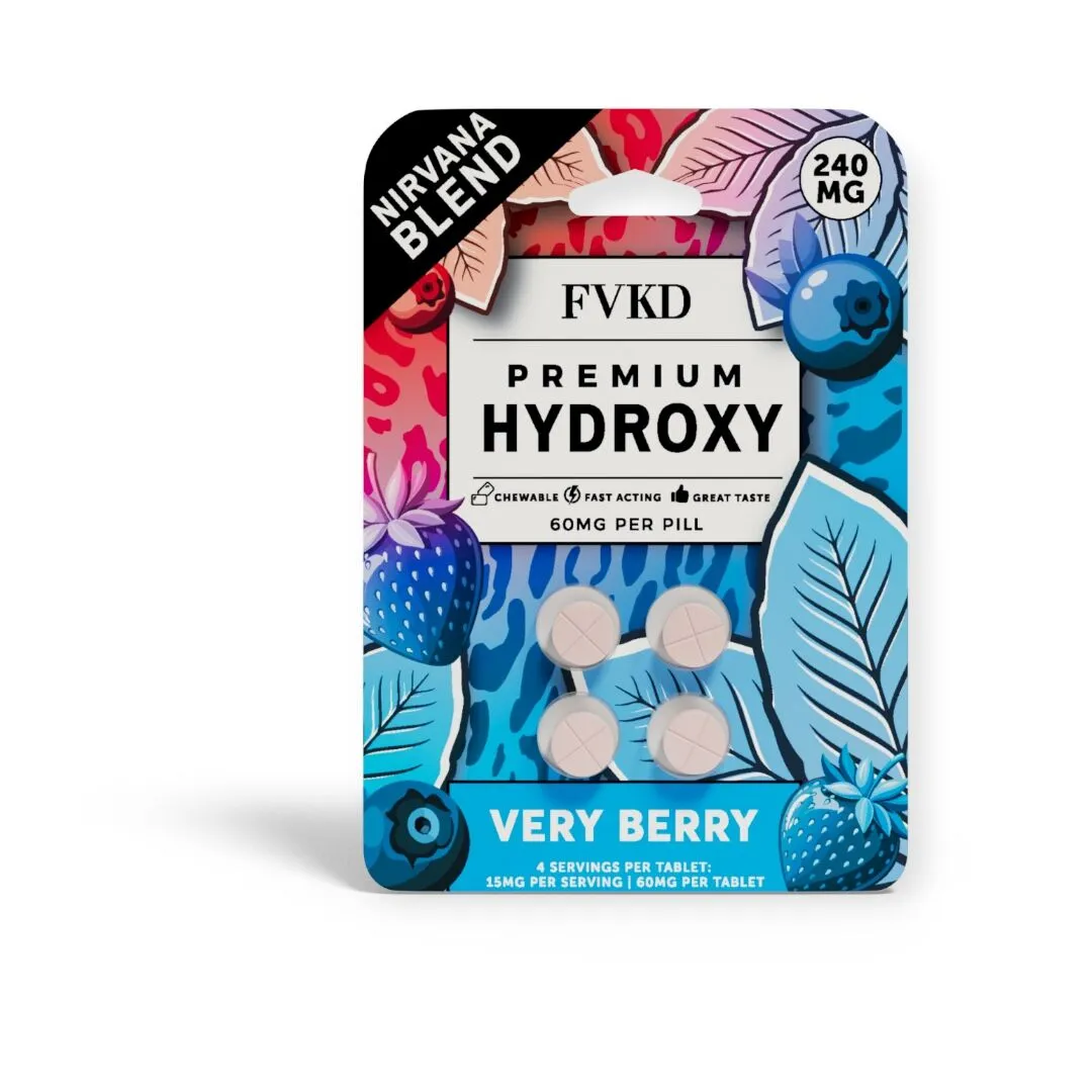 FVKD Seven 7-OH Tablets, 240mg, 4-count pack, in a blister-pack box