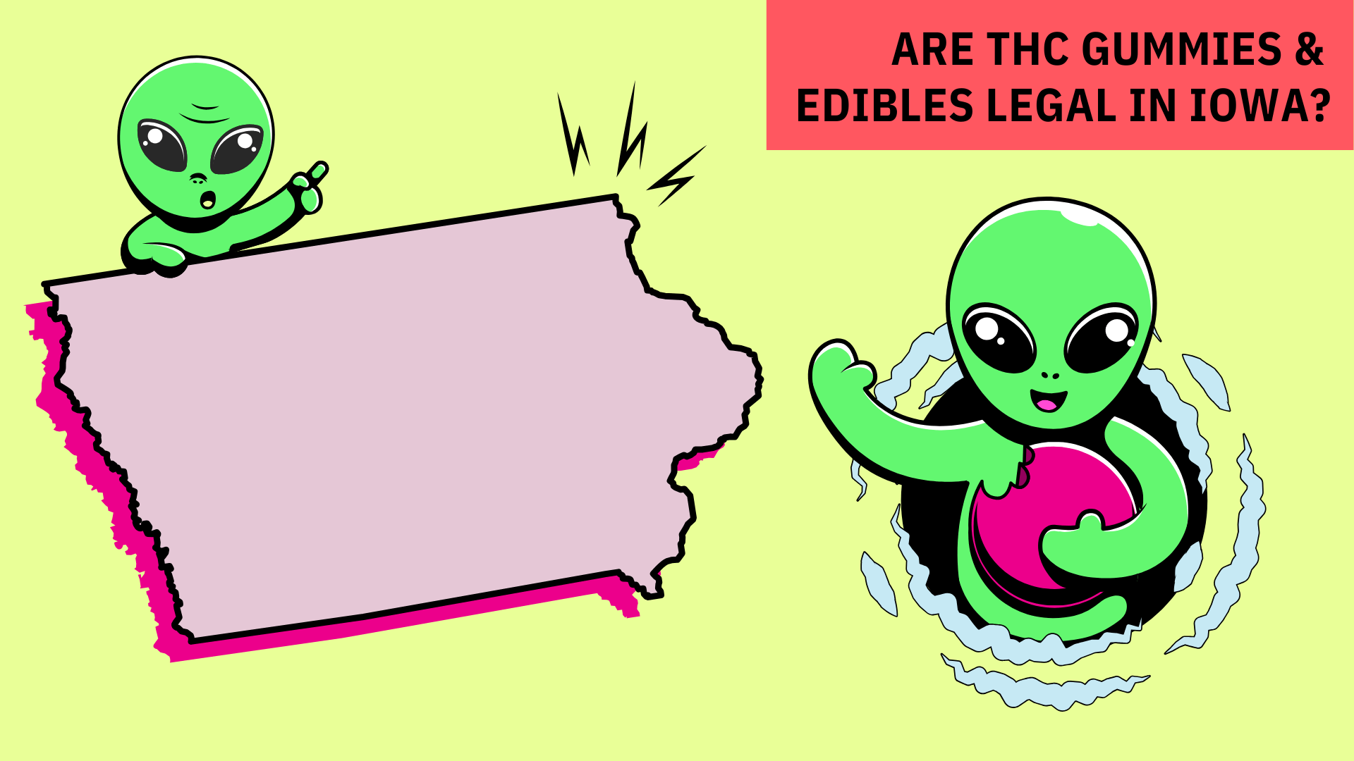 Are THC Gummies & Edibles Legal in Iowa