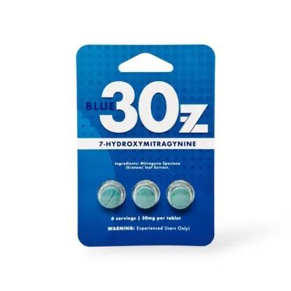 Blue 30z 7-OH Tablets (90mg – 3 Count)