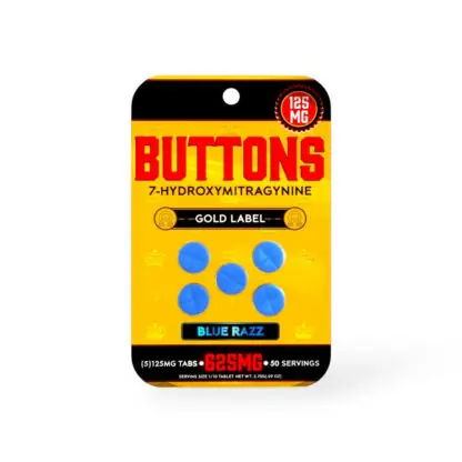 Buttons Gold Label 7-OH Tablets (625mg – 5 Count)