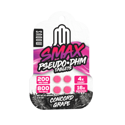 Modus SMAX Pseudo + DHM Tablets (800mg – 4 Count)